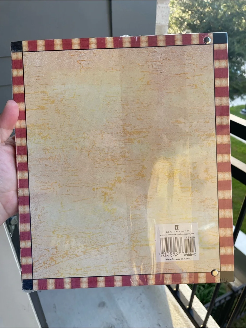 Recipe Binder with fruit Illustration
